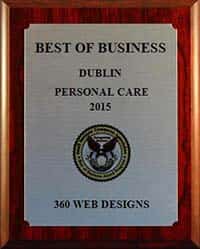 2015 Best of Business - Personal Care Dublin - 360 Web Designs