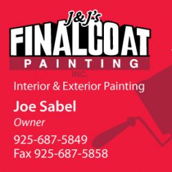 J & J Final Coat Painting Business Card