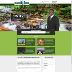 Speaking Green Communications Website