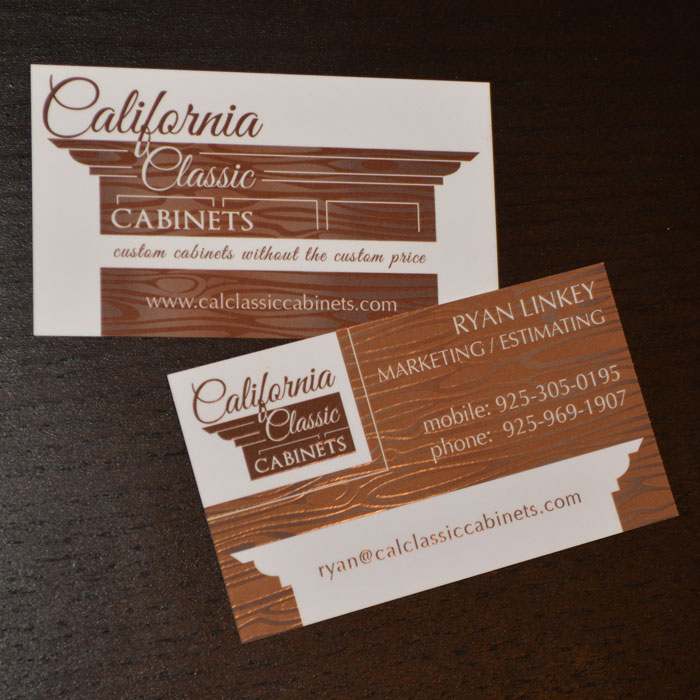 California Classic Cabinets, Annette Frei Graphics, 360 Web Designs, great business card ideas