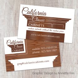 California Classic Cabinets Business Card