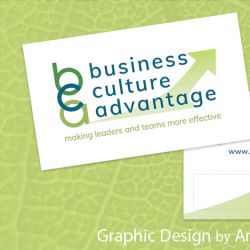 Business Culture Advantage Business Card