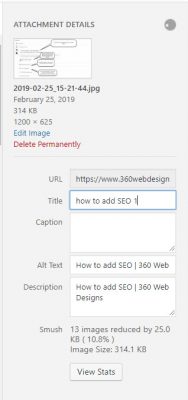 How to add SEO | 360 Web Designs