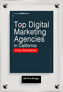 360 Web Designs wins 2022 Top Digital Marketing Agencies in California