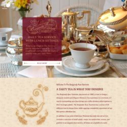 The Burgundy Rose Tearoom – Website Design