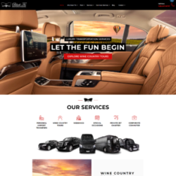 Black Tie Transportation – Website Design