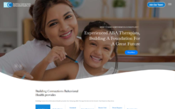 Website Design - Building Connections Behavioral Health