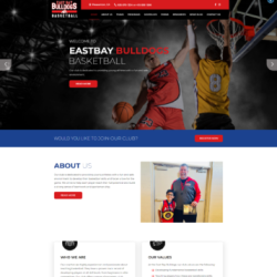 Website Design – East Bay Bull Dogs