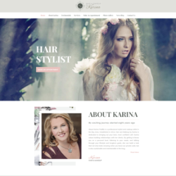 Website Design – Hair and Makeup by Karina