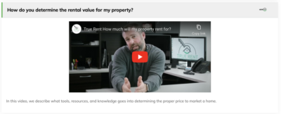 True Rent Property Management's FAQ